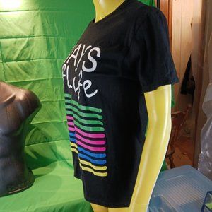 ways of life t-shirt multi color S y2k